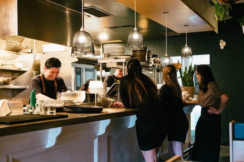 Hangry Joe's restaurant interior showcasing hot chicken dining experience